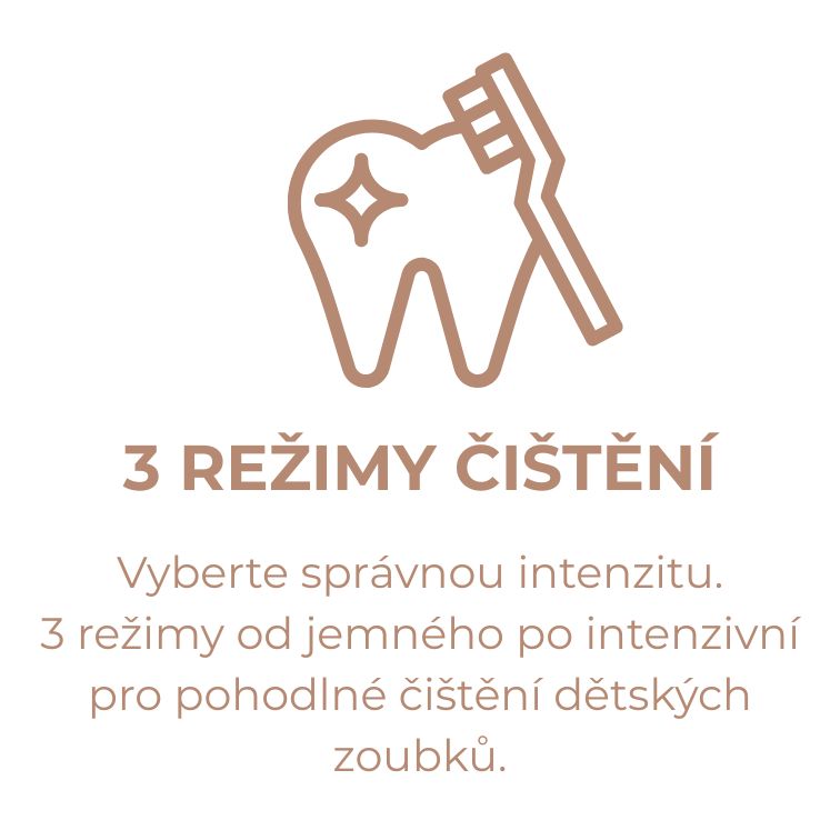 Tři režimy čištění